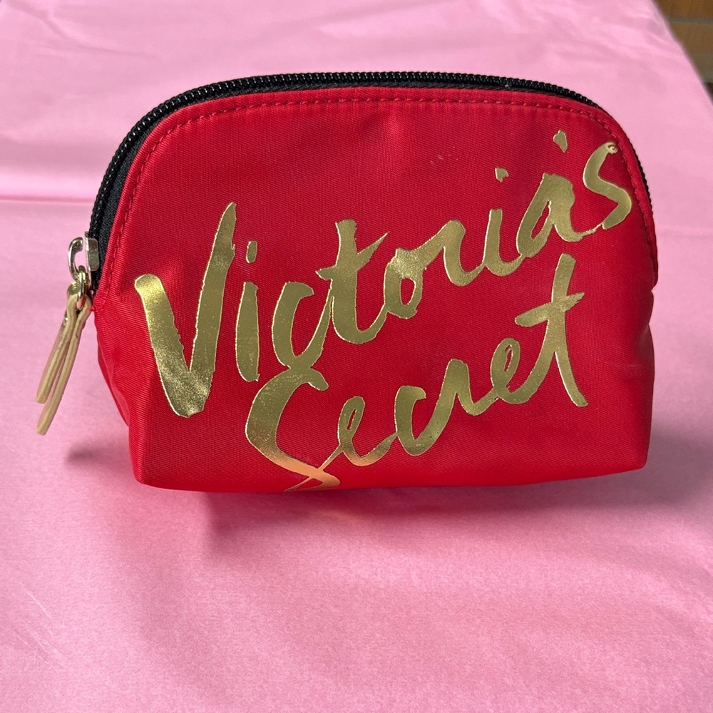 Victoria's Secret Bold Red Cosmetic Case